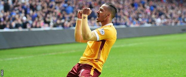 Lionel Ainsworth put Motherwell 3-0 ahead just after half-time