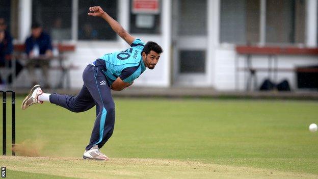 Safyaan Sharif starred for Scotland