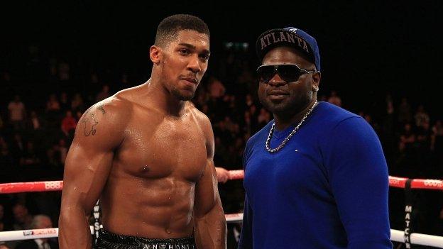 Anthony Joshua and Kevin Johnson