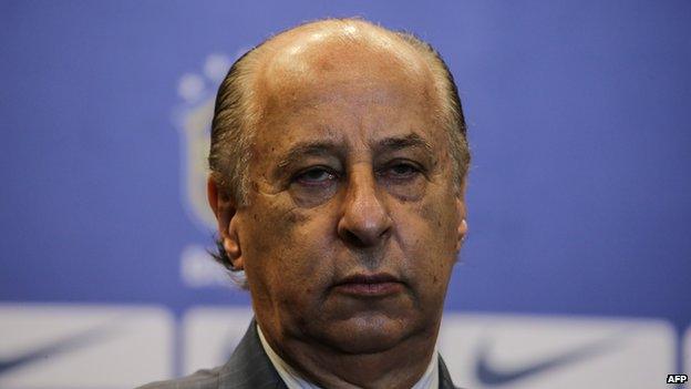 Head of the Brazilian Football Confederation (CBF), Marco Polo del Nero