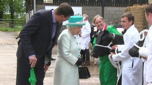 The Queen at Myerscough College