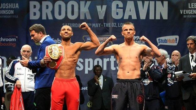 Kell Brook and Frankie Gavin