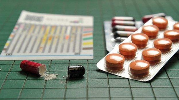 Testing drugs using the PAD, or paper analytical device