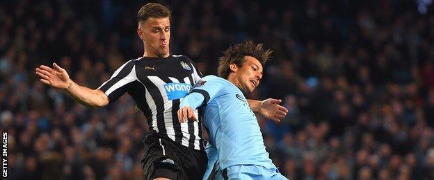 Newcastle defender Ryan Taylor