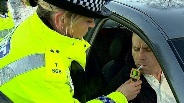 police breath test