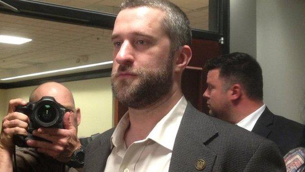 Dustin Diamond at court