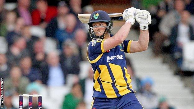 Ben Wright has been opening for Glamorgan in limited overs competitions