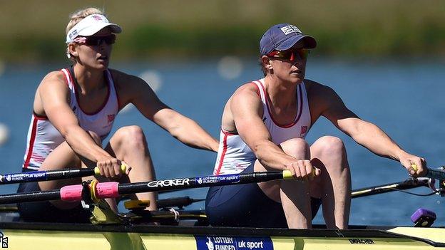 Vicky Thornley and Katherine Grainger