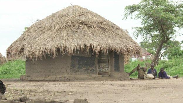 A house in Apaa in northern Uganda