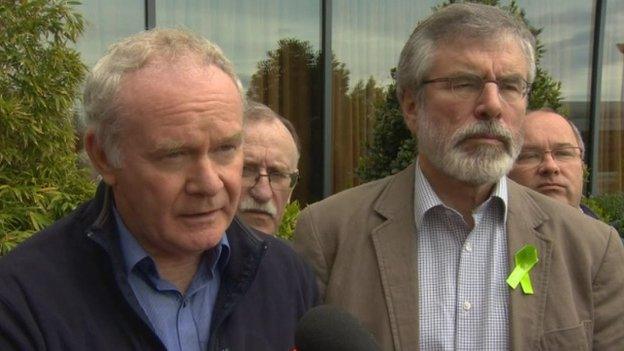 Martin McGuinness and Gerry Adams