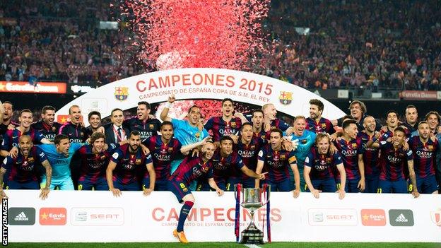 Barcelona win Copa del Rey