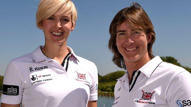 Vicky Thornley and Katherine Grainger