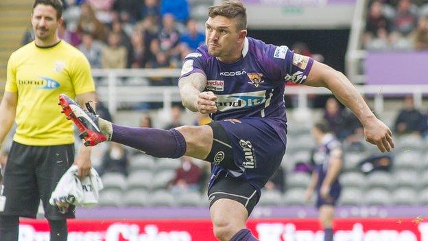 Danny Brough landed five successful kicks at St James' Park