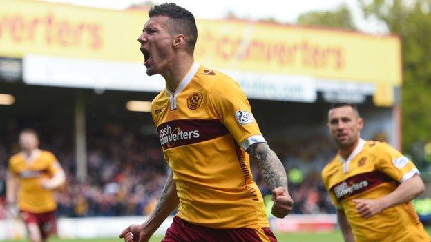 Marvin Johnson opened the scoring for Motherwell