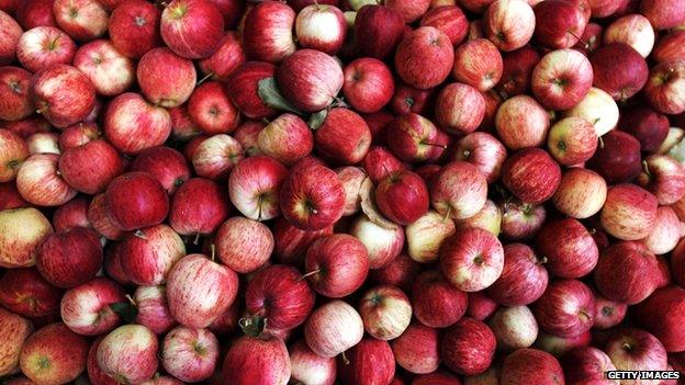 Fresh apples from Launceston, Tasmania