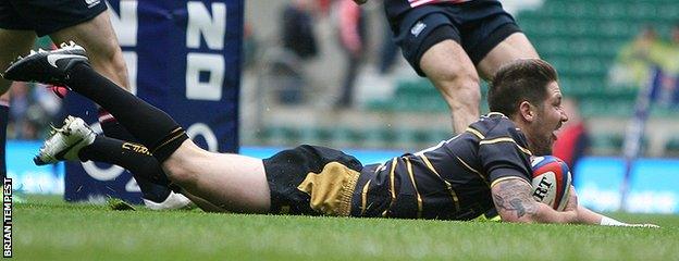 Matt Shepherd scores for Cornwall