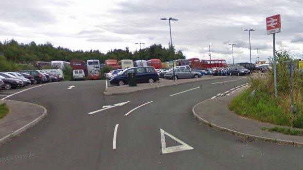 Lydney railway station car park