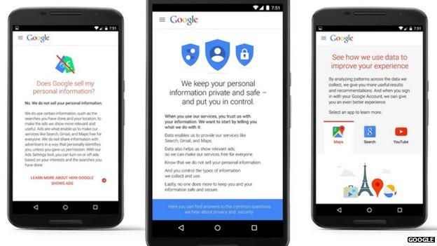 Google Privacy website