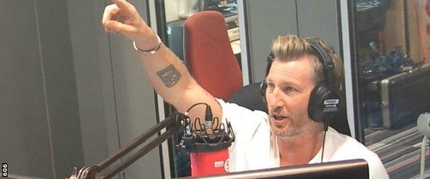 Robbie Savage on 606