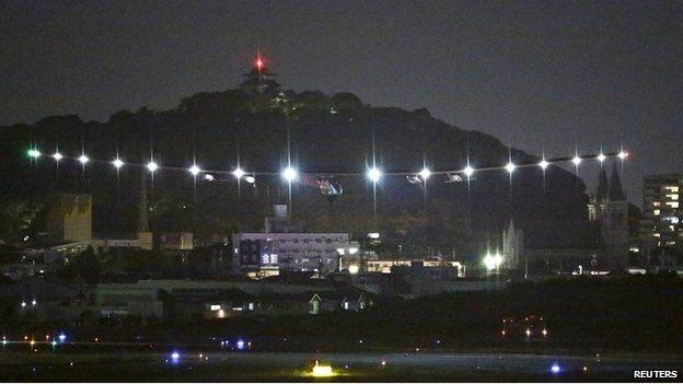 Landing in Nagoya