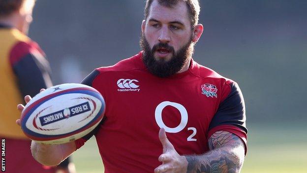 England prop Joe Marler