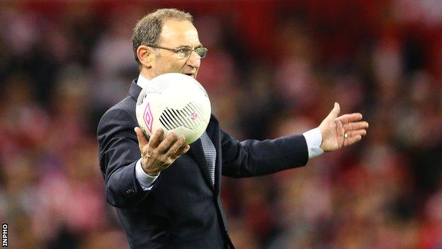 Republic of Ireland manager Martin O'Neill