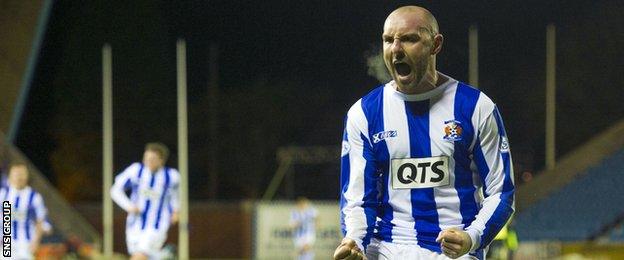 Kris Boyd scored 20 goals for Kilmarnock in season 2013-14