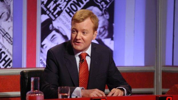 Charles Kennedy presenting Have I got News for You in 2002