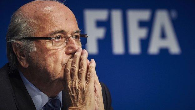 Fifa president Sepp Blatter