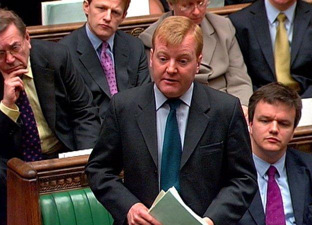 Video grab of Liberal Democrat leader Charles Kennedy addressing the House of Commons, over the recent issues relating to Iraq