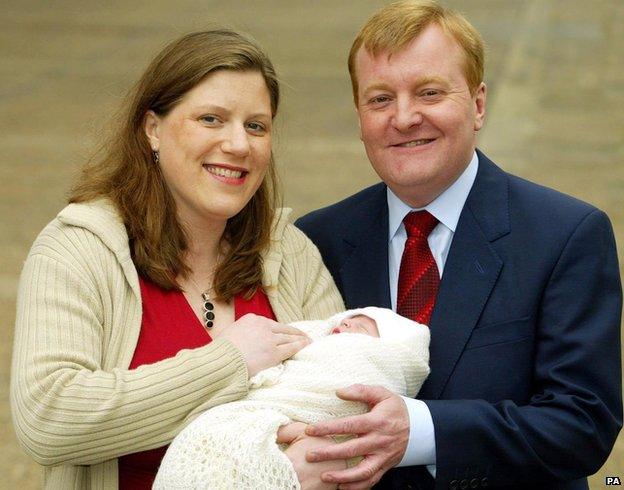 Charles Kennedy, wife Sarah and baby son Donald