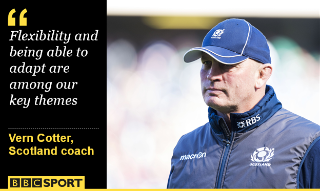 Scotland head coach Vern Cotter