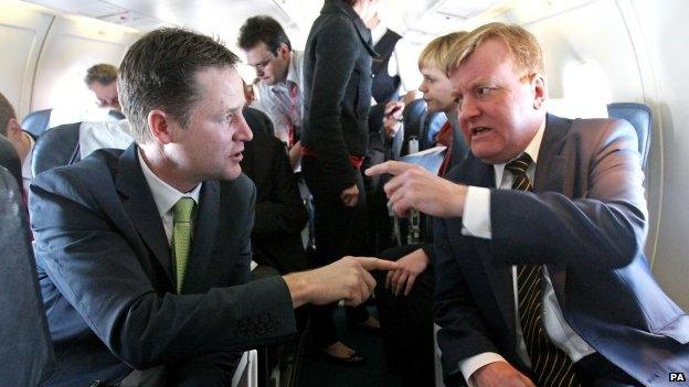 Nick Clegg and Charles Kennedy