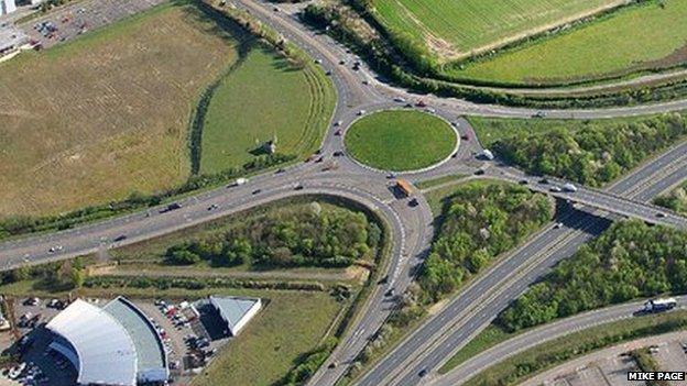 A47 Postwick interchange