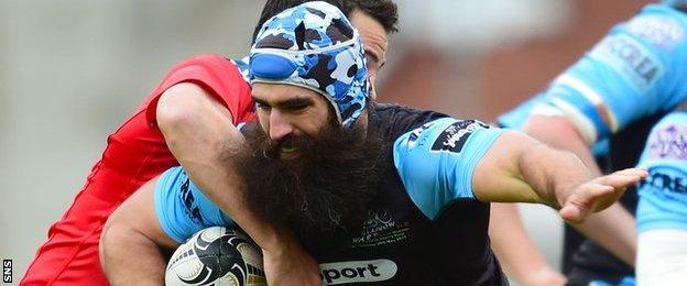 Glasgow Warriors back row Josh Strauss