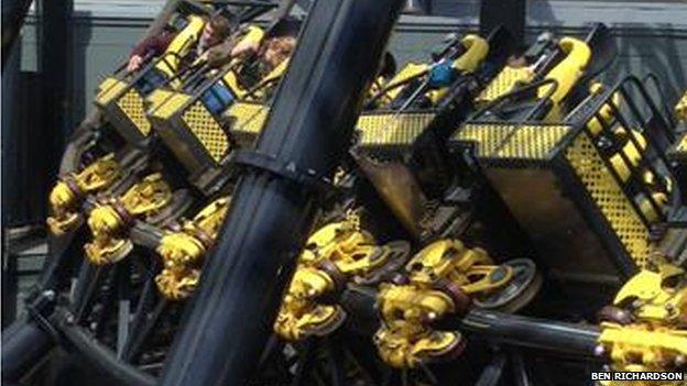 The Smiler ride