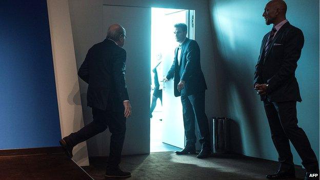 Sepp Blatter is shown the door 02 June 2015