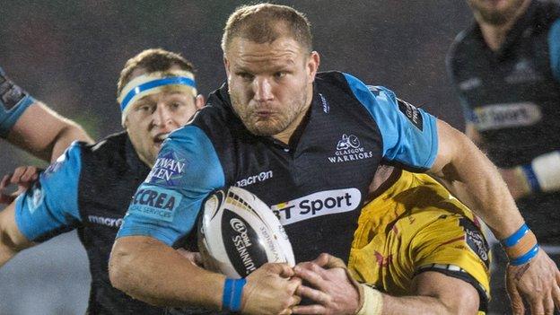 Euan Murray in action for Glasgow Warriors