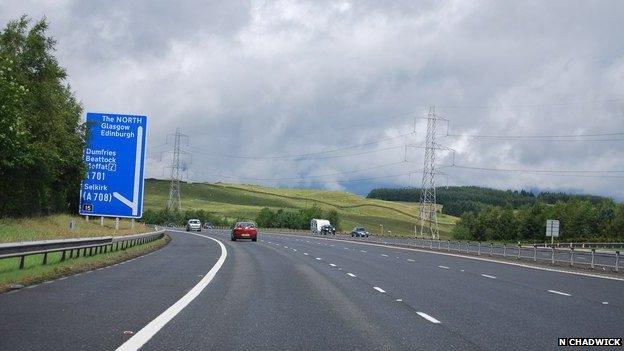 M74 at Beattock