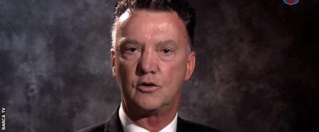 Manchester United manager Louis van Gaal