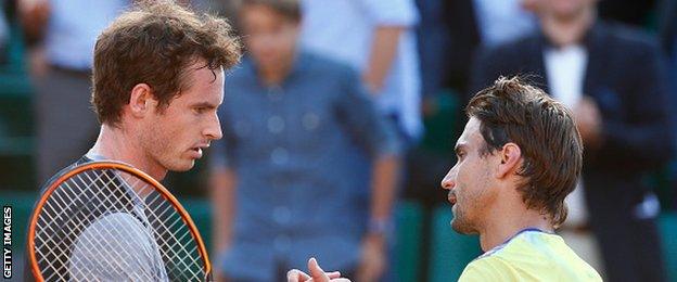 Andy Murray and David Ferrer