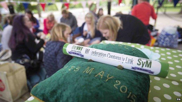 WI centenary baton