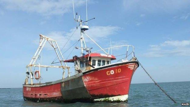 Gareth Jones' scallop dredge