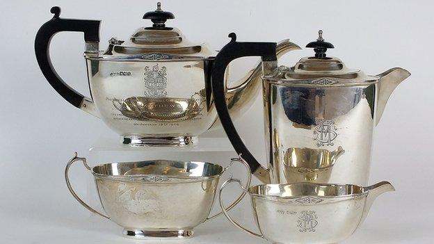 The tea service