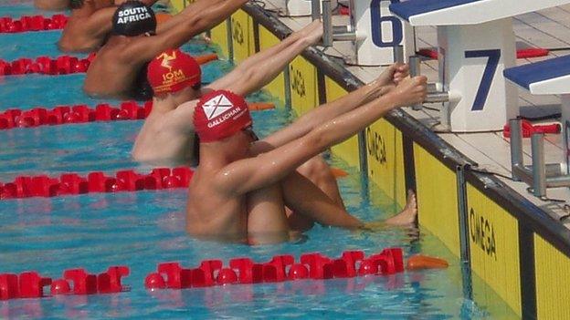 Jersey swimmer at 2008 Commonwealth Youth Games