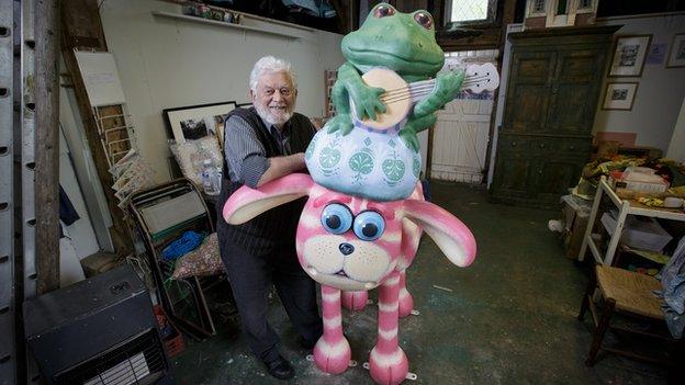 Peter Firmin and Bagpuss Shaun