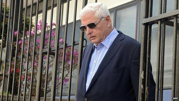 File picture of Panamanian former president Ricardo Martinelli in Guatemala city on 29 January, 2015