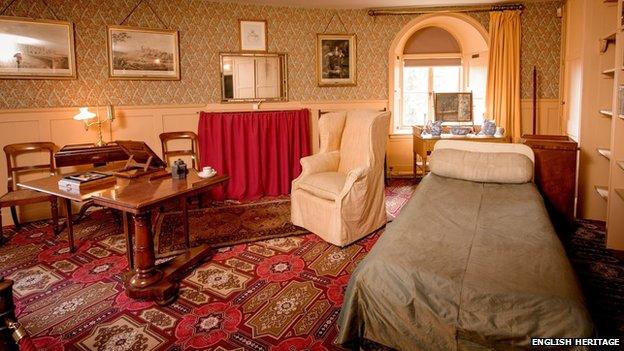 Wellington's bedroom