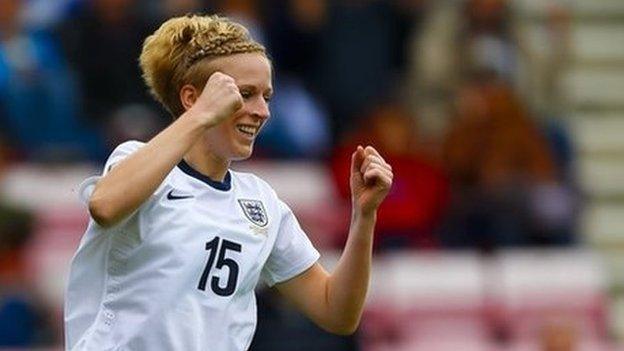 Liverpool and England forward Natasha Dowie