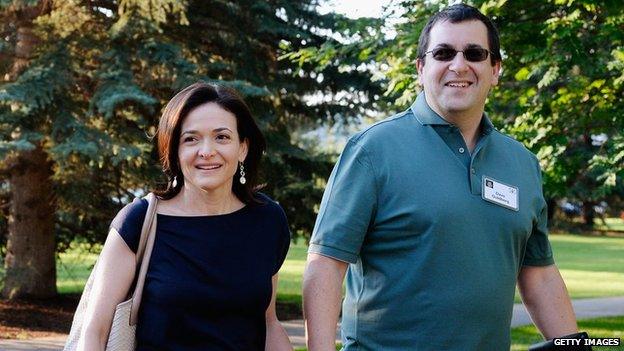 Sheryl Sandberg and David Goldberg in 2014